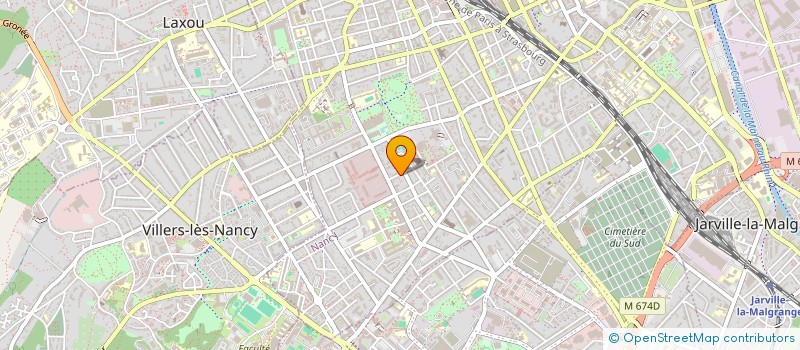 localisation de l'entreprise SCI FOURY COLMANT  NANCY