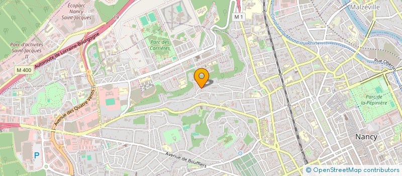 localisation de l'entreprise SCI FOURY ETMC  NANCY