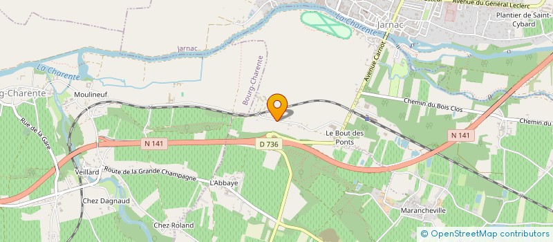 localisation de l'entreprise SCI FOUSSANT  MAINXE-GONDEVILLE