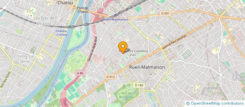 localisation de l'entreprise SCI FOUSSONLUC à RUEIL-MALMAISON