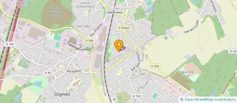 localisation de l'entreprise SCI FOUZ ET FRERES  LIBERCOURT