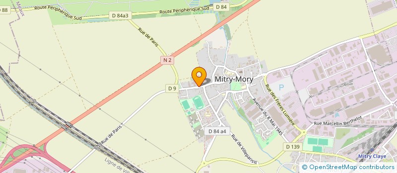 localisation de l'entreprise SCI FOUZI-IMMO à MITRY-MORY
