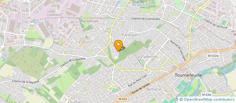 localisation de l'entreprise SCI FOV  TOURNEFEUILLE