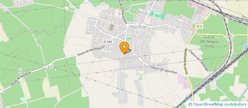 localisation de l'entreprise SCI FOVEA  MANDUEL