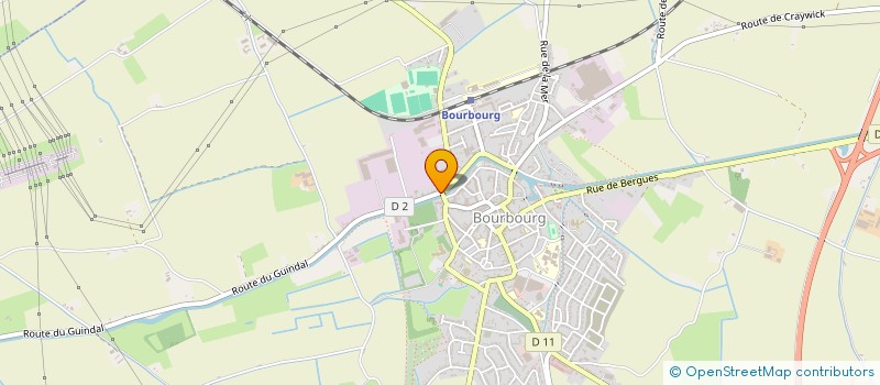 localisation de l'entreprise SCI FOVIM  BOURBOURG