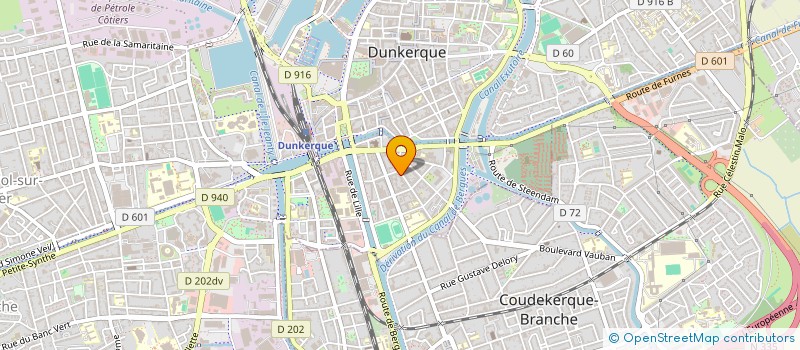 localisation de l'entreprise SCI FOX à DUNKERQUE