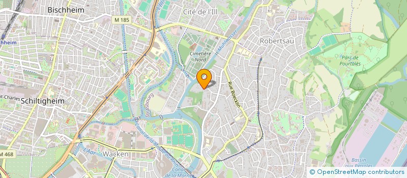 localisation de l'entreprise SCI FOX  STRASBOURG