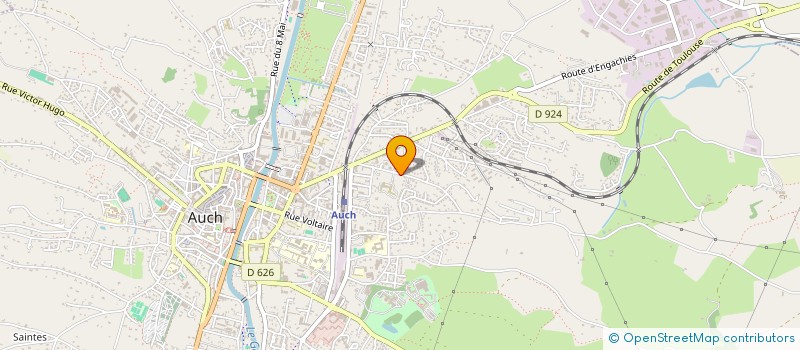 localisation de l'entreprise SCI FOX DU BARRAIL  AUCH