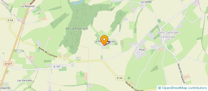 localisation de l'entreprise SCI FOX IMMO  LES MONTS D'AUNAY