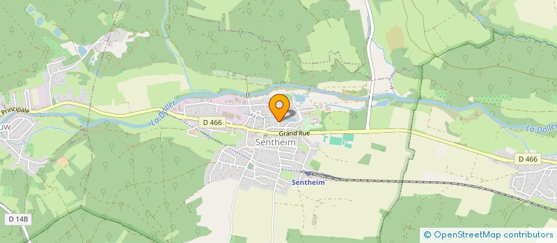 localisation de l'entreprise SCI FOXIRUS  SENTHEIM