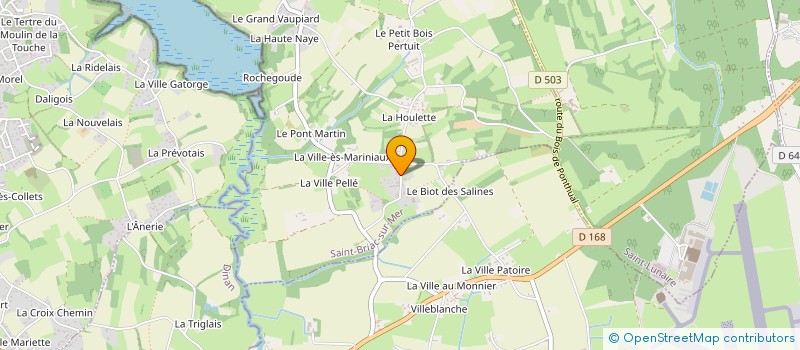 localisation de l'entreprise SCI FOXY  SAINT-BRIAC-SUR-MER