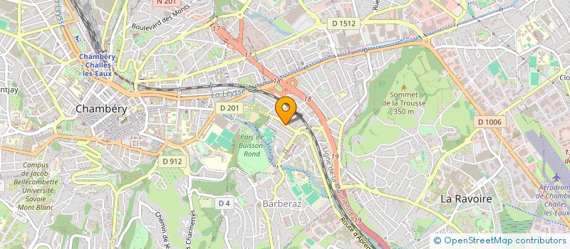 localisation de l'entreprise SCI FOXY  BARBERAZ