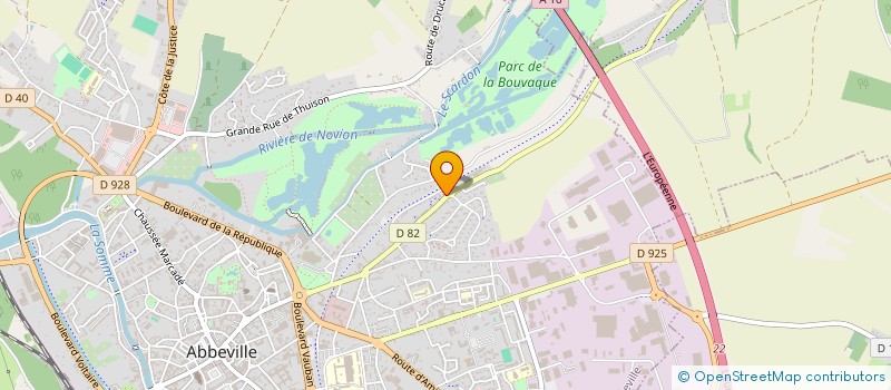 localisation de l'entreprise SCI FOY à ABBEVILLE
