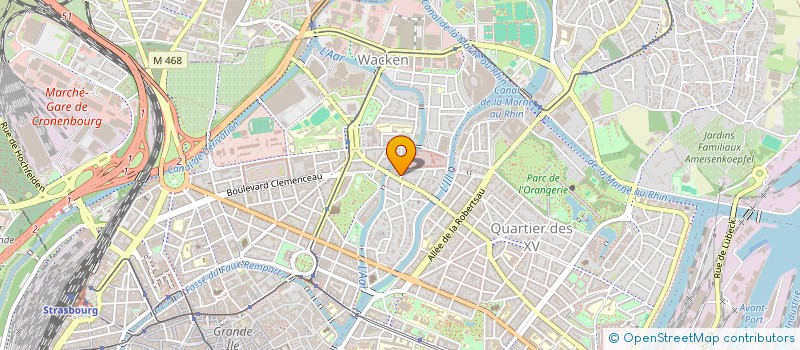 localisation de l'entreprise SCI FOYER D'ACCUEIL BETHESDA  STRASBOURG