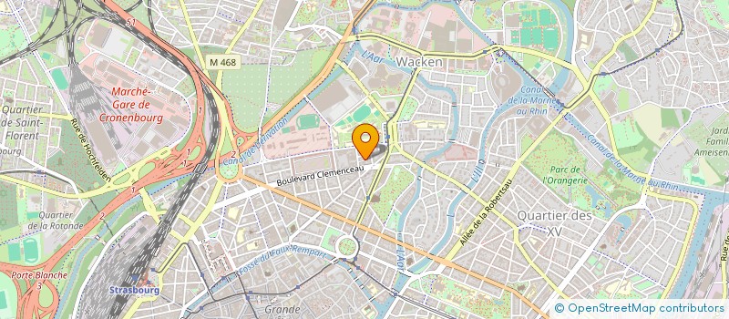 localisation de l'entreprise SCI FOYER DES ETUDIANTS à STRASBOURG