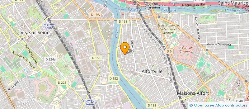 localisation de l'entreprise SCI FOZEN à ALFORTVILLE