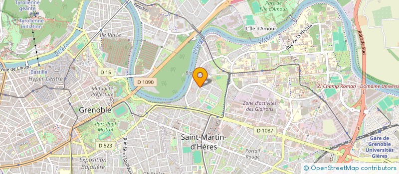 localisation de l'entreprise SCI FOZIA  SAINT-MARTIN-D'HERES