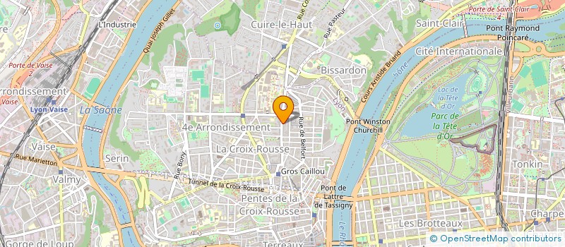 localisation de l'entreprise SCI FP 50 GR CROIX ROUSSE  LYON