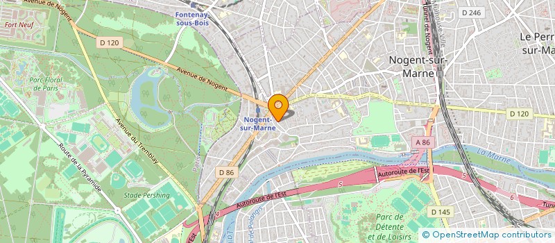 localisation de l'entreprise SCI FP 52 à NOGENT-SUR-MARNE