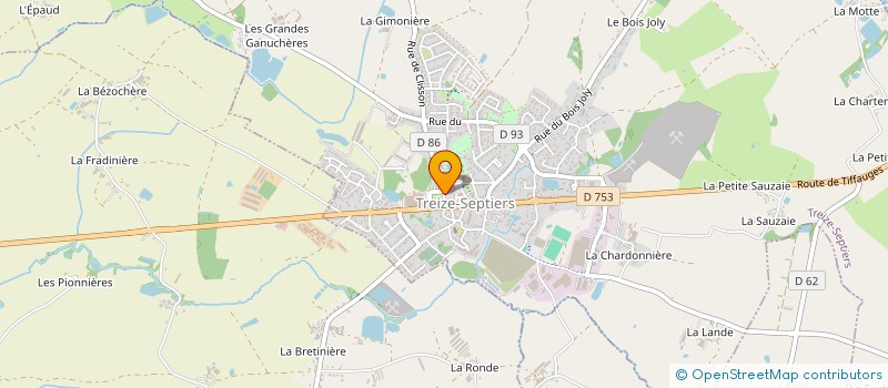 localisation de l'entreprise SCI FP à TREIZE-SEPTIERS