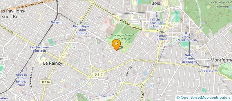 localisation de l'entreprise SCI FP à CLICHY-SOUS-BOIS