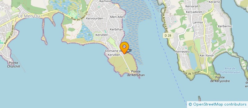 localisation de l'entreprise SCI FP BO  LA TRINITE-SUR-MER