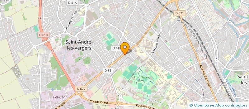 localisation de l'entreprise SCI FP ILE DE FRANCE  SAINT-ANDRE-LES-VERGERS