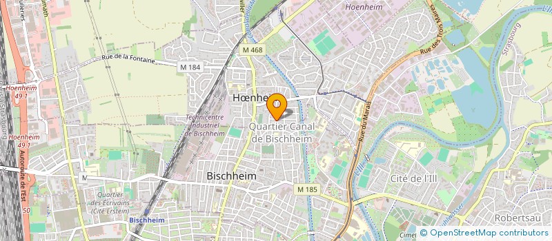 localisation de l'entreprise SCI FP IMMOBILIER  HNHEIM