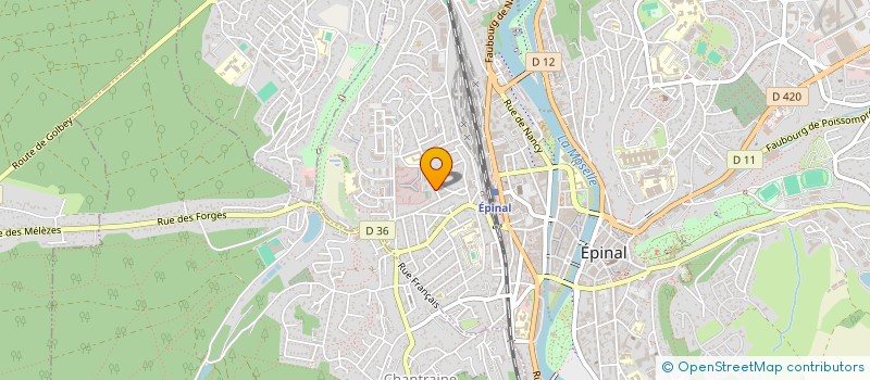 localisation de l'entreprise SCI FP IMMOBILIER à EPINAL