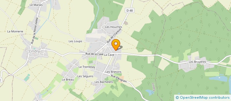 localisation de l'entreprise SCI FP PACK  LINDRY