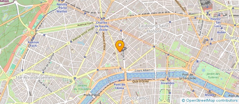 localisation de l'entreprise SCI FP POMPADOUR à PARIS