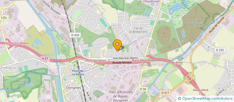 localisation de l'entreprise SCI FP1  FLERS-EN-ESCREBIEUX