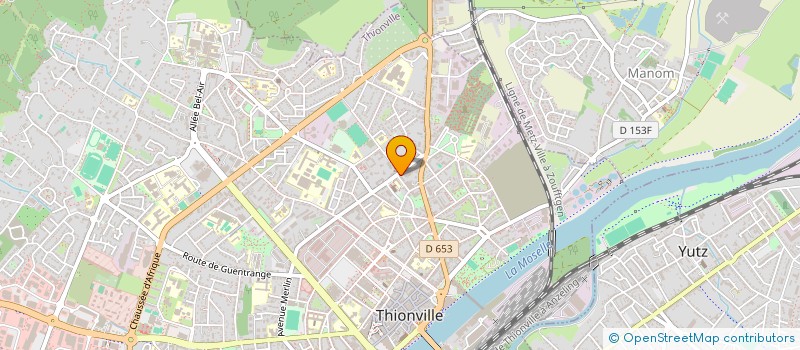 localisation de l'entreprise SCI FP2 à THIONVILLE