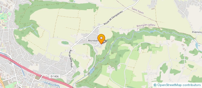 localisation de l'entreprise SCI FP2M  LES EPARRES