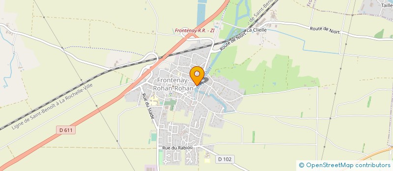 localisation de l'entreprise SCI FPA  FRONTENAY-ROHAN-ROHAN