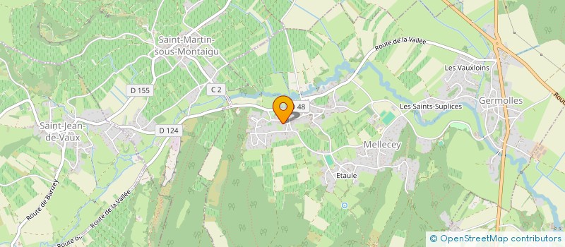 localisation de l'entreprise SCI FPB & CO  MELLECEY