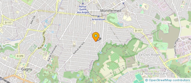 localisation de l'entreprise SCI FPBA à MONTFERMEIL