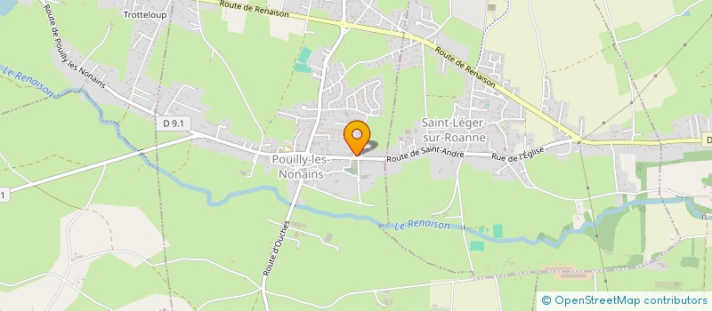 localisation de l'entreprise SCI FPC  POUILLY-LES-NONAINS