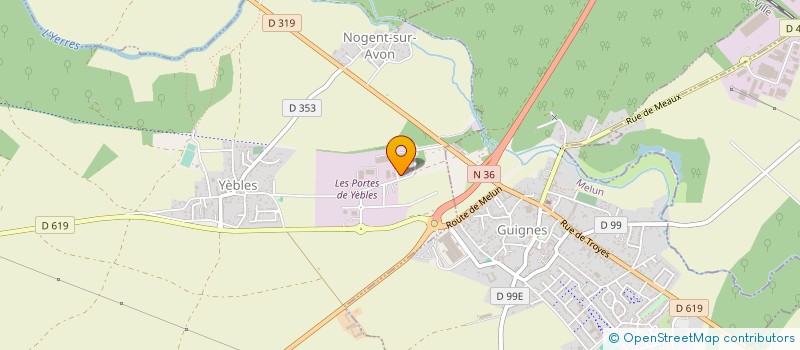 localisation de l'entreprise SCI FPCL DE YEBLES  YEBLES