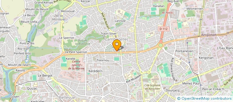 localisation de l'entreprise SCI FPGL  BREST