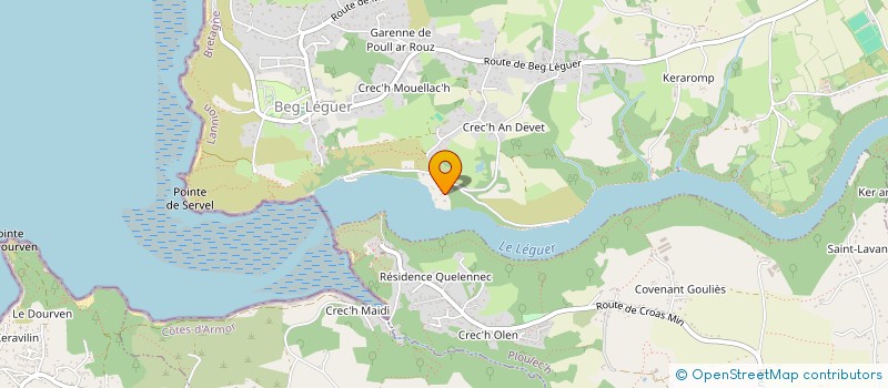 localisation de l'entreprise SCI FPL  LANNION