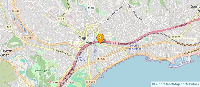 localisation de l'entreprise SCI FPL à CAGNES-SUR-MER