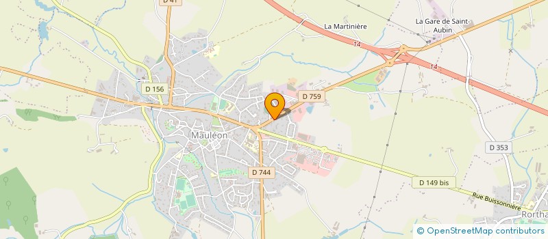 localisation de l'entreprise SCI FPLA  MAULEON