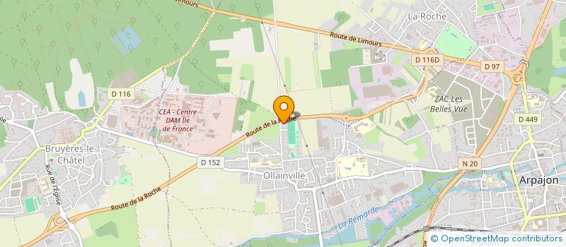 localisation de l'entreprise SCI FPLM  OLLAINVILLE