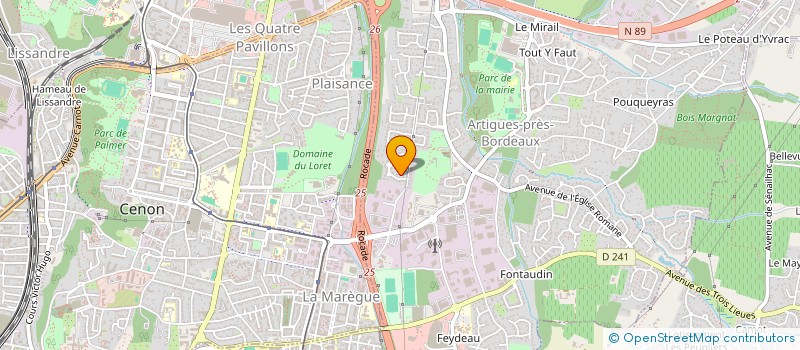 localisation de l'entreprise SCI FPMY  ARTIGUES-PRES-BORDEAUX