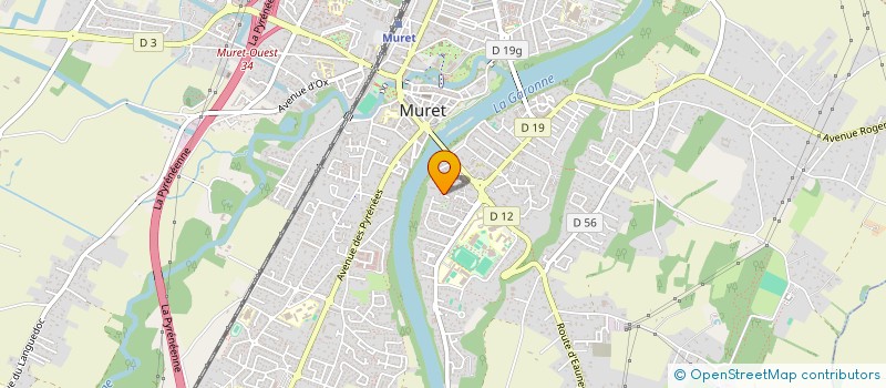 localisation de l'entreprise SCI FPNB  MURET