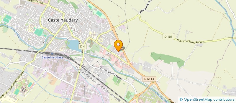 localisation de l'entreprise SCI FPP  CASTELNAUDARY