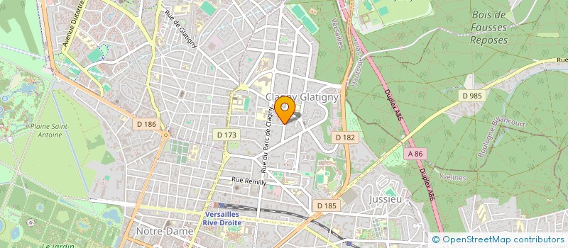 localisation de l'entreprise SCI FPRC  VERSAILLES