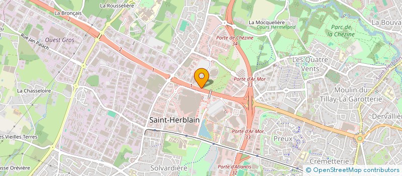 localisation de l'entreprise SCI FPS  SAINT-HERBLAIN