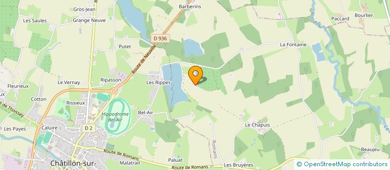 localisation de l'entreprise SCI FPVB  ROMANS